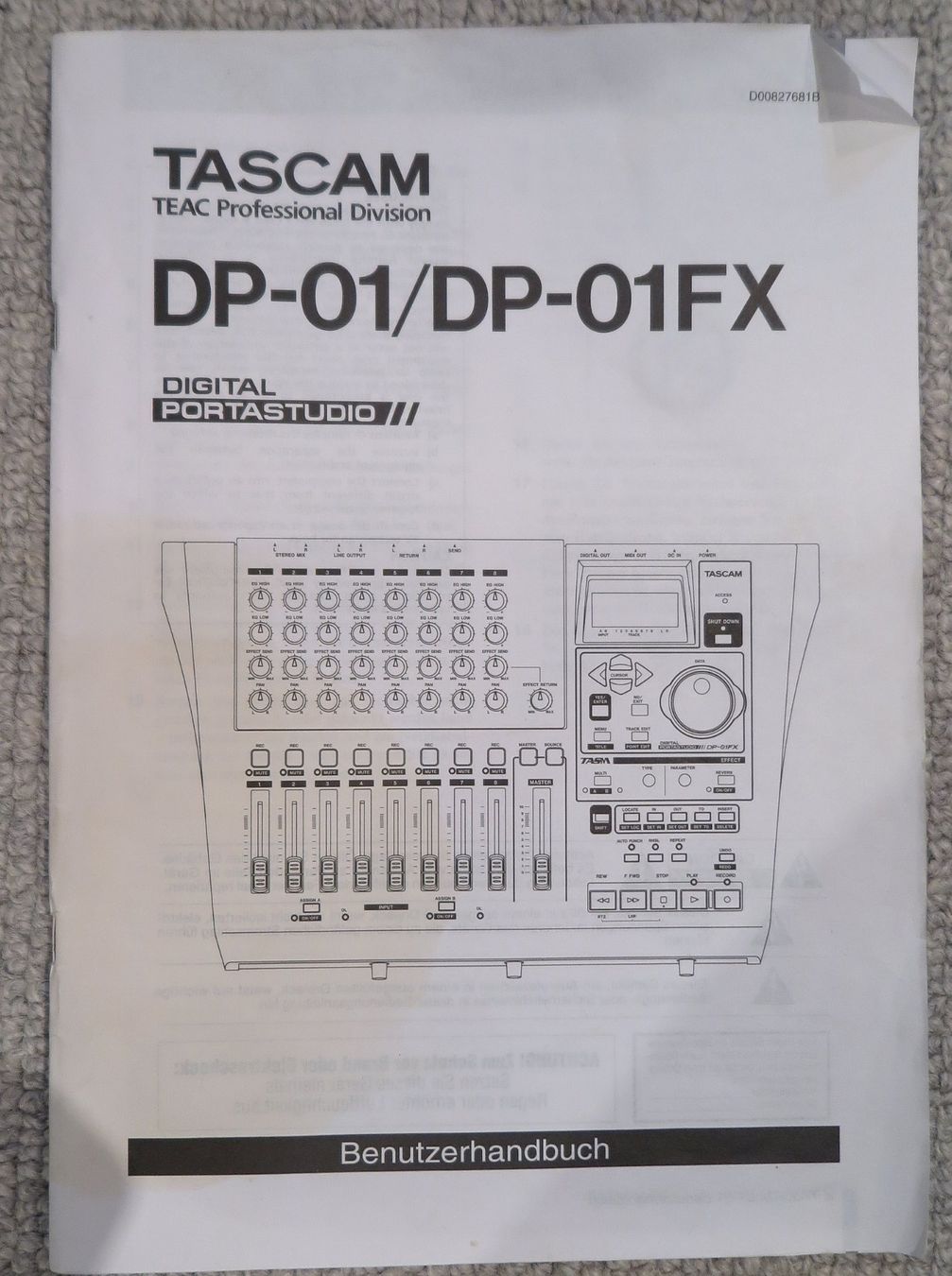Tascam Registratori: Tascam All in one - Recorder DP-01FX/CD – Usato da Bonaduz venduto da Mikebond 4