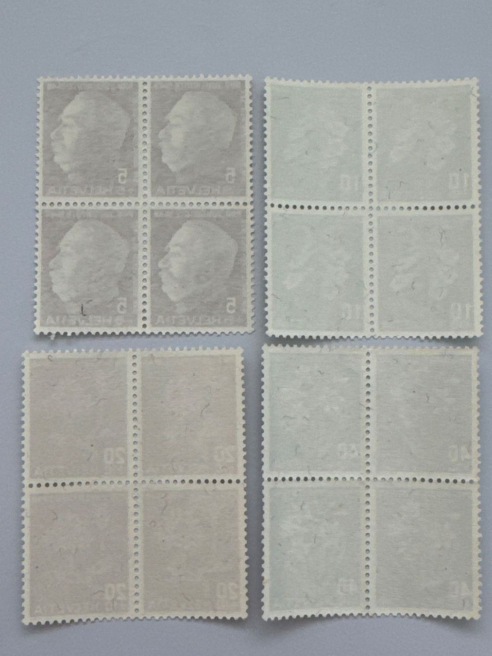 Tutti i francobolli: 1948, Bildnis General Willes Alpenblumenbilder, postfrisch – Usato da Küssnacht am Rigi venduto da POSTOMASTER 1