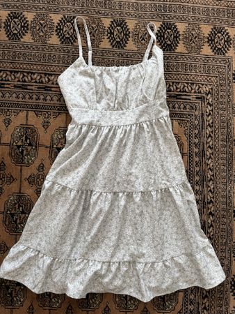 Sommerkleid mit Blümchen, Cottagecore, Gr. S