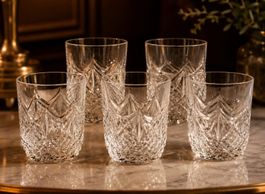 5 Mehrzweckgläser - 6 Champagnerflöten - Gläser-Set 14tlg