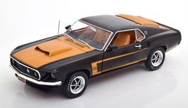 Ford Mustang Boss 429 1969 schwarz / gold   1:18 von Ertl /