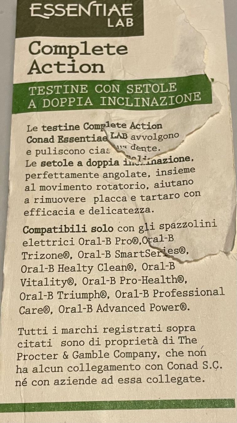 Cura dei denti: 3 Oral-B kompatible Aufsteckbürsten – Nuovo (secondo la descrizione) da Zuchwil venduto da mrjingles80 3