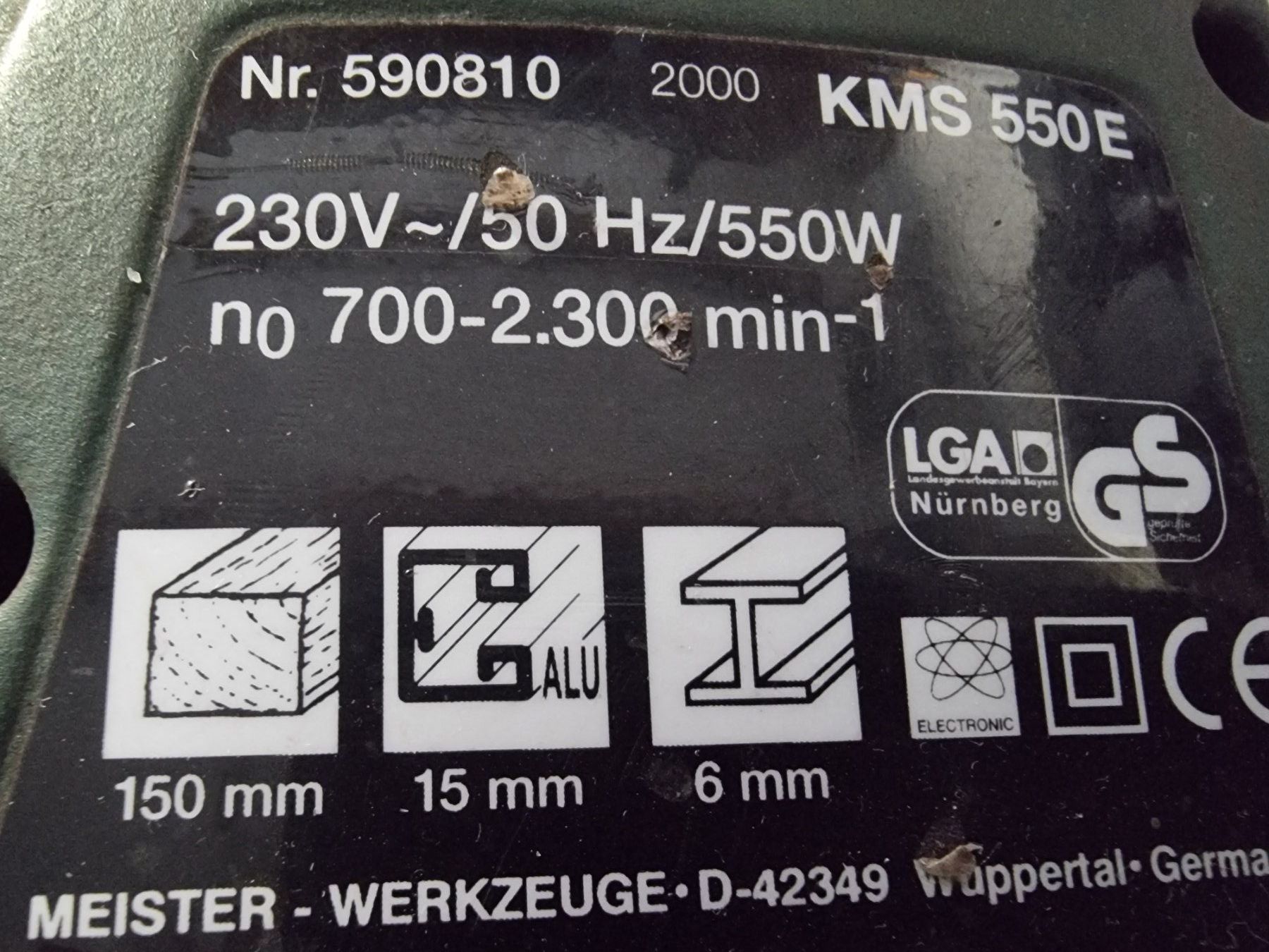 Scies: kung craft vkms 550 e eletronic – D'occasion à Wohlen AG par poliziotto008 3