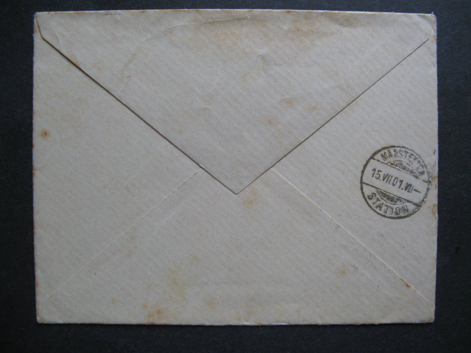 Alle Briefmarken: Briefumschlag, gestempelt am 15.VII.1901 – Gebraucht aus Frauenfeld von Interessent1 1