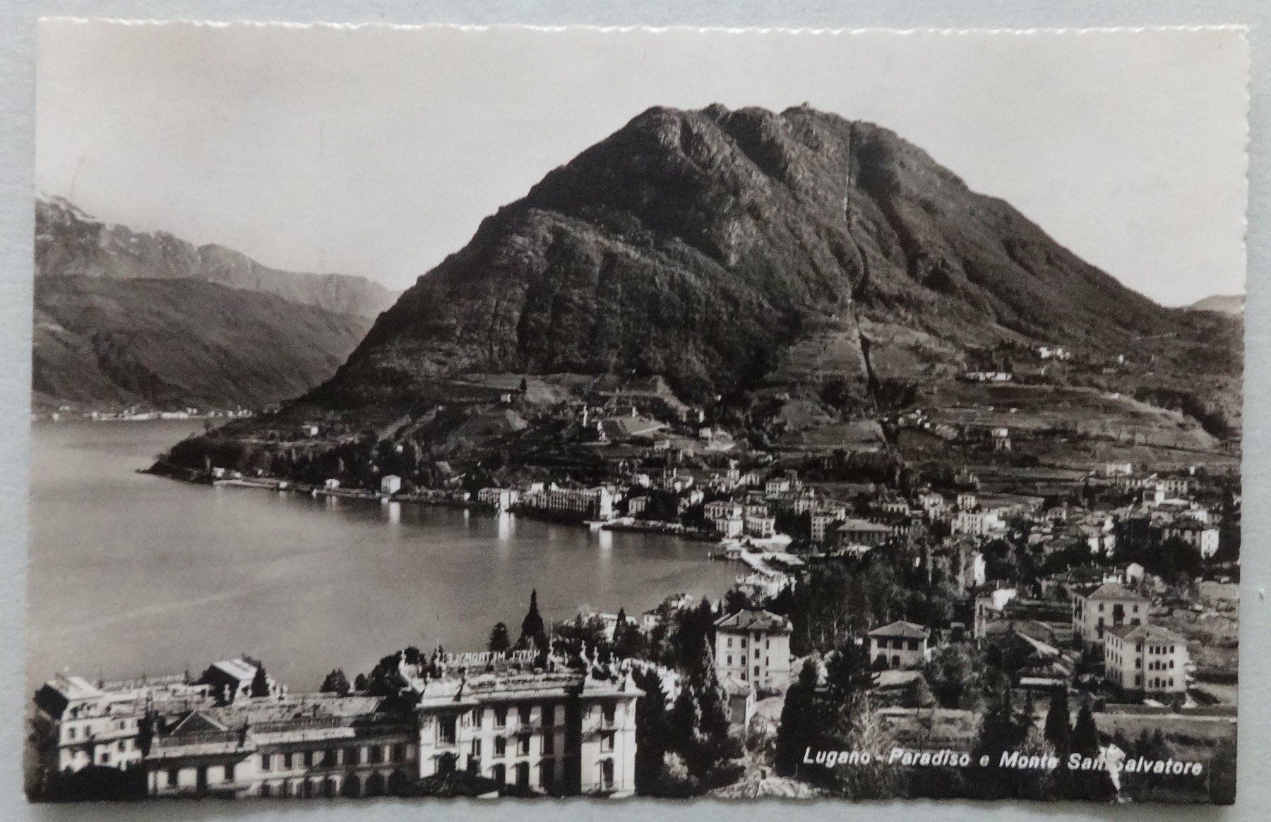 Cartoline postali: Lugano - Paradiso e Mte S. Salvatore – Usato da Fétigny venduto da Billy2miny