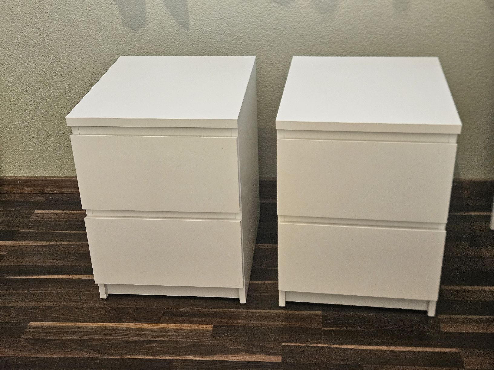 Ikea Nachttische: 2x Nachttisch Ikea Malm weiss – Gebraucht aus Diessbach b. Büren von holu2557 1