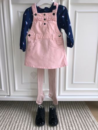 Baby girl dress, blouse, & tights set 18-24 months