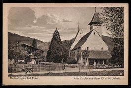 Scherzligen /Thun, Alte Kirche aus dem 1