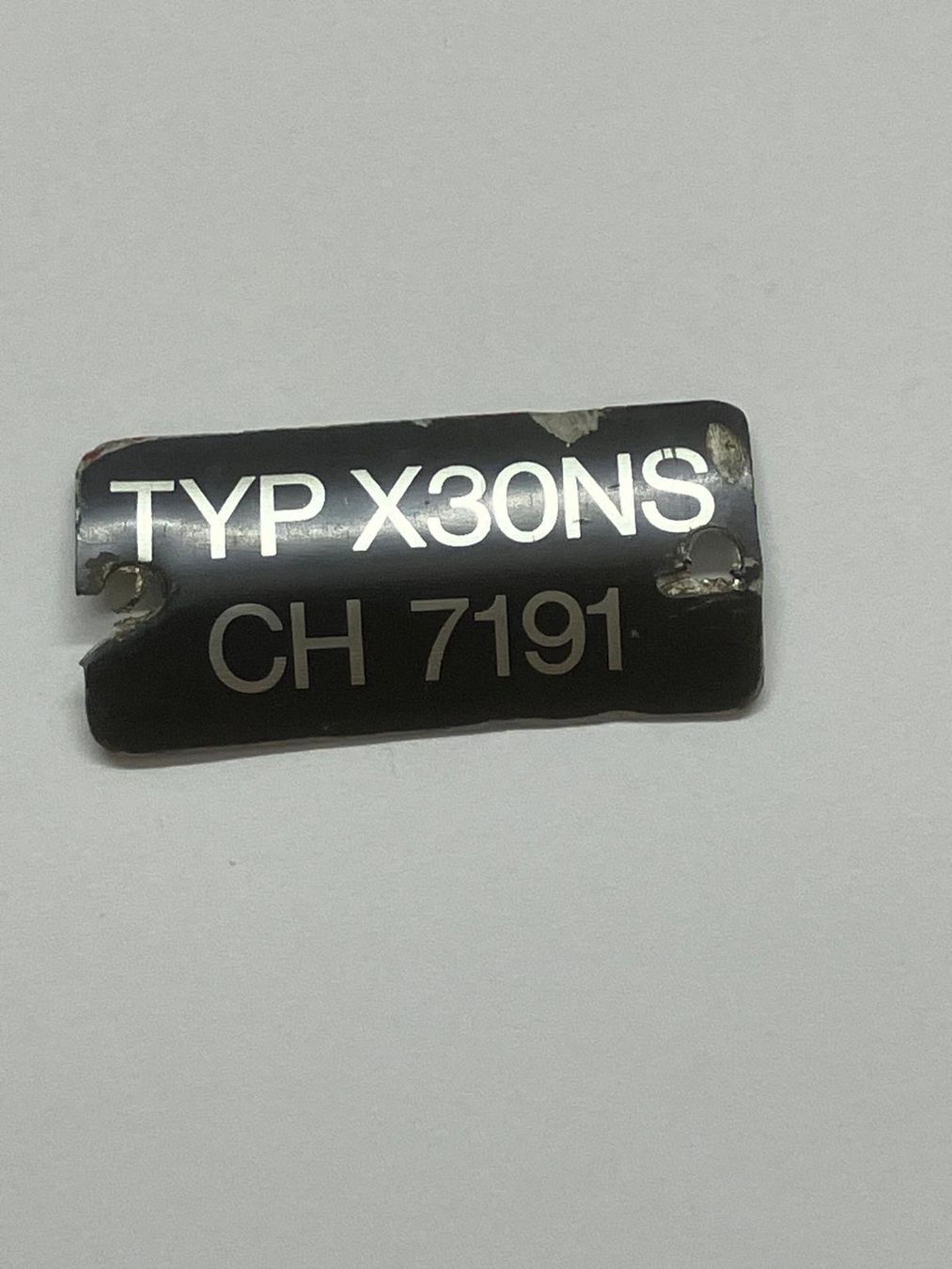 Parti ricambio per ciclomotori: X 30 NS , CH7191, Typenplakette, Puch – Usato da Regensdorf venduto da 7ws8