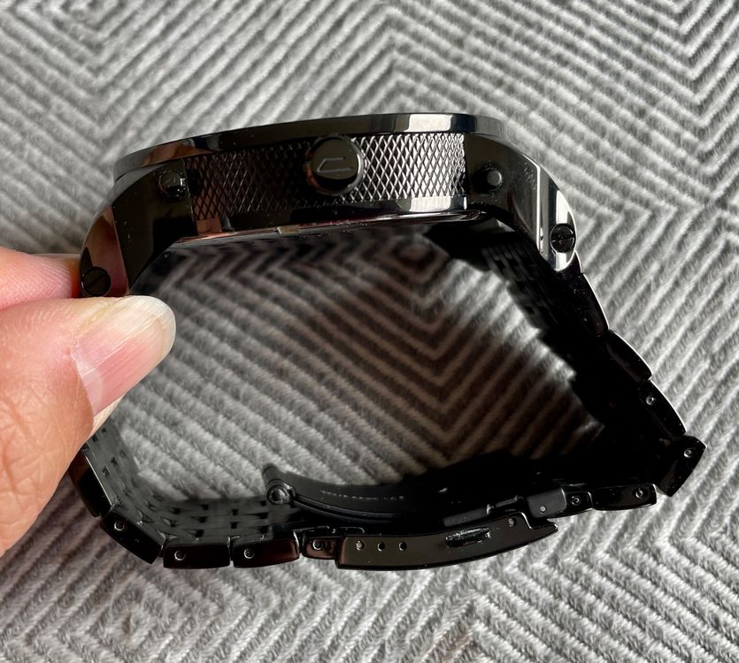 DIESEL Herren-Armbanduhr / Chronograph, schwarz 3