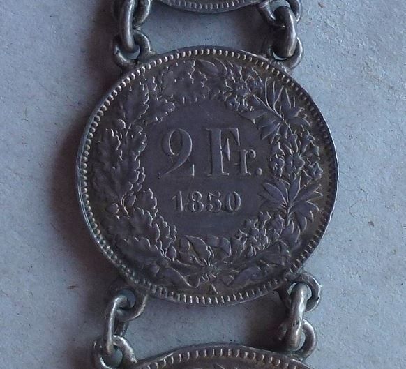 Catenine: Schweizer Münzkette ab 1850 – Usato da Walkringen venduto da Casablanca777 2
