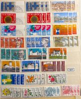 Timbres suisses 1977 Fleurs Aviateurs