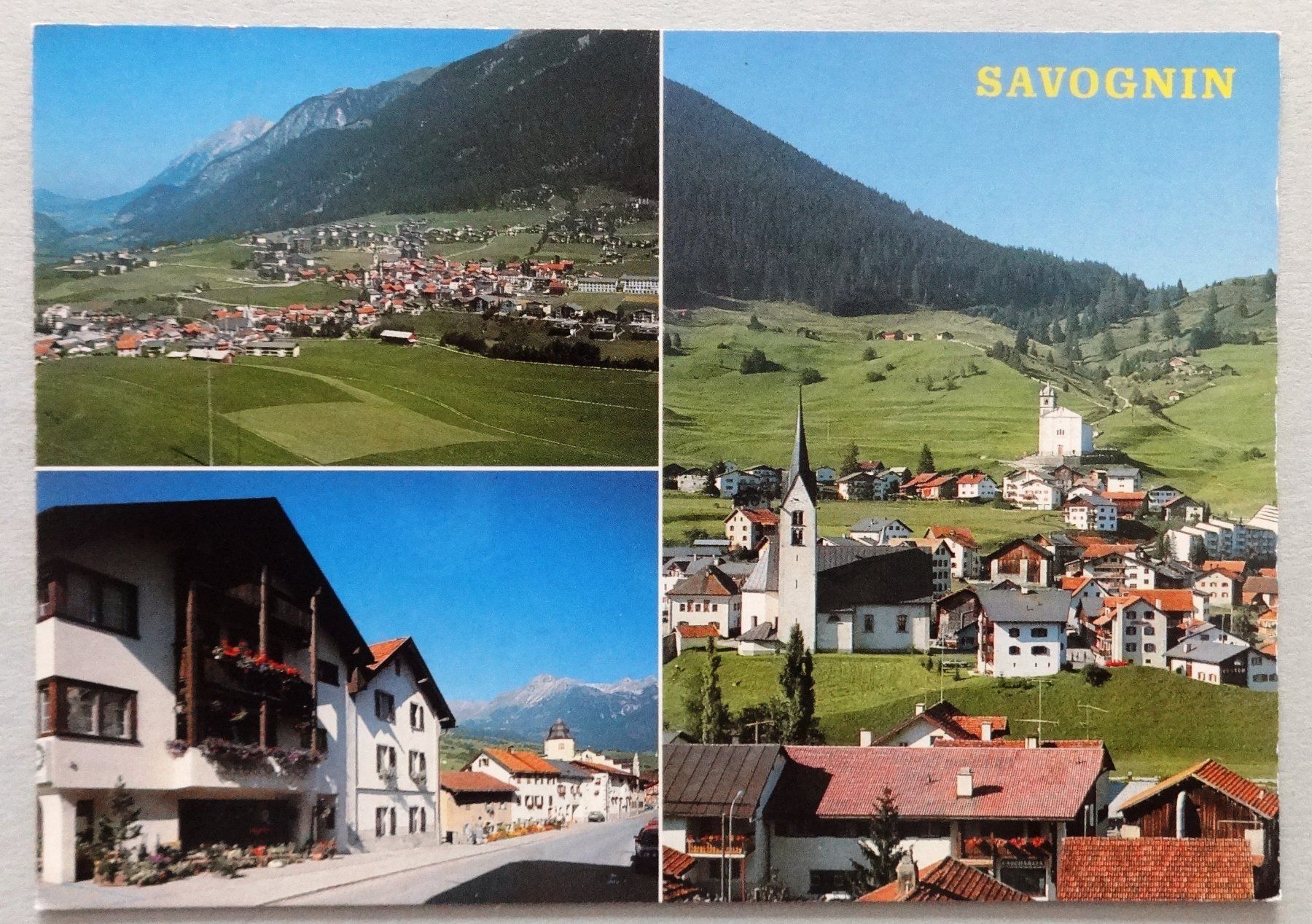 Cartoline postali: Savognin 1173 m – Usato da Fétigny venduto da Billy2miny