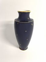 SÈVRES Prunkvase Clermont kobaltblau Golddekor 1993 30cm