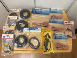 Kabelset Audio/Video neu, diverses Zubehör