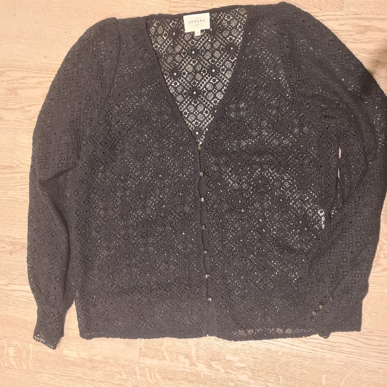 Giacche: Häkeljacke schwarz Gr.42 – Usato da Steinen venduto da turbogeiss99 7
