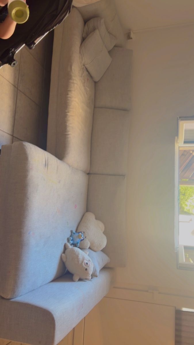 Sofas: Ecksofa grau Stoff gute Zustand – Gebraucht aus Dietikon von adr_pw26 1