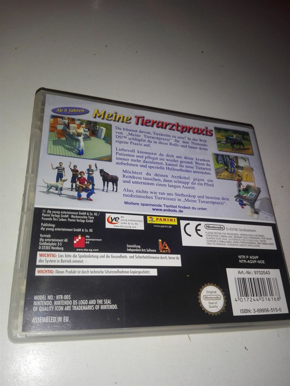 Nintendo Giochi: Meine Tierarztpraxis           (N-DS) – Usato da St.Gallen venduto da elk2023 5