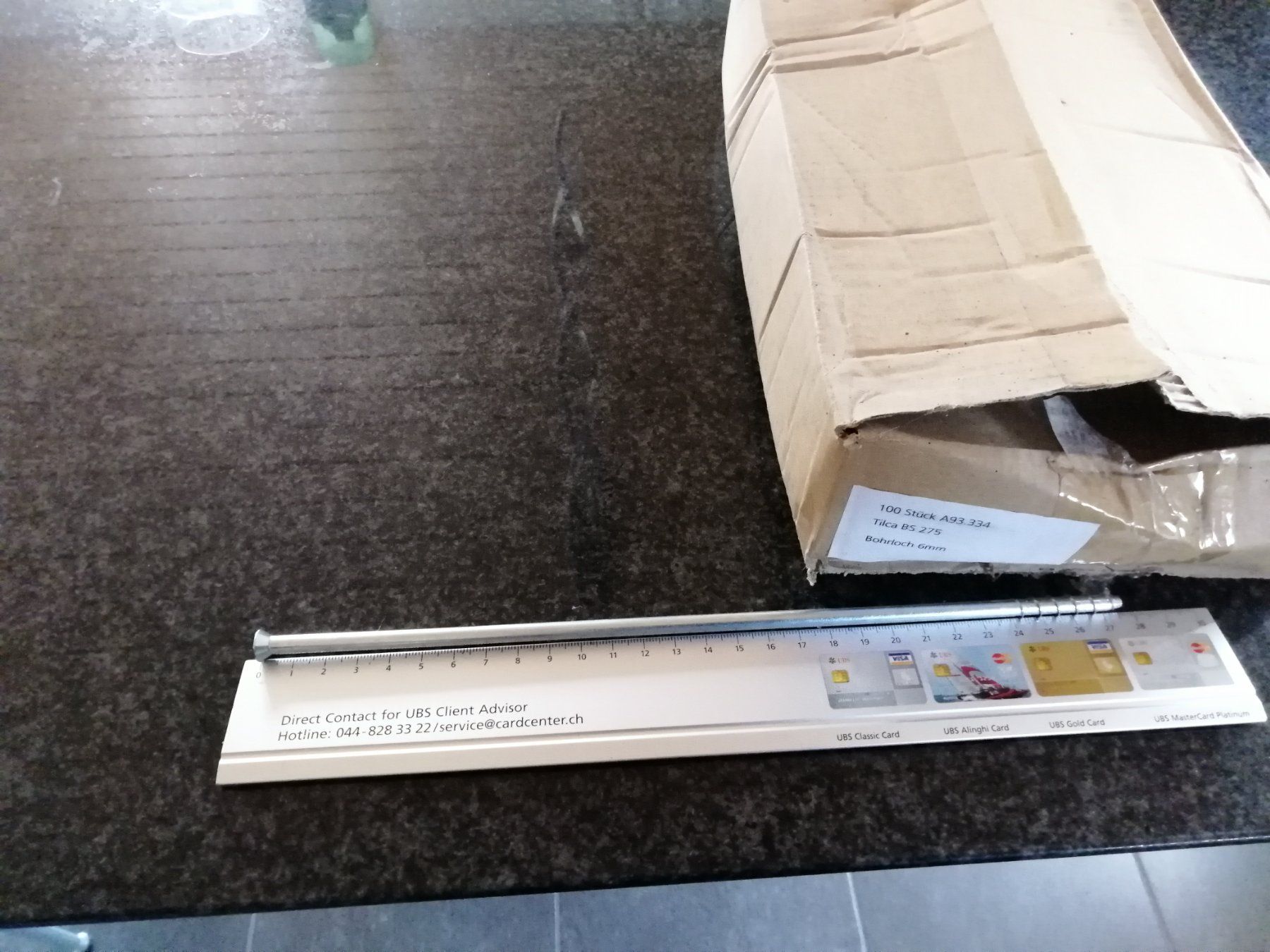 Eisenwaren: Betonisolierschraube 6×275mm – Neu (gemäss Beschreibung) aus Utzigen von Walkuere94