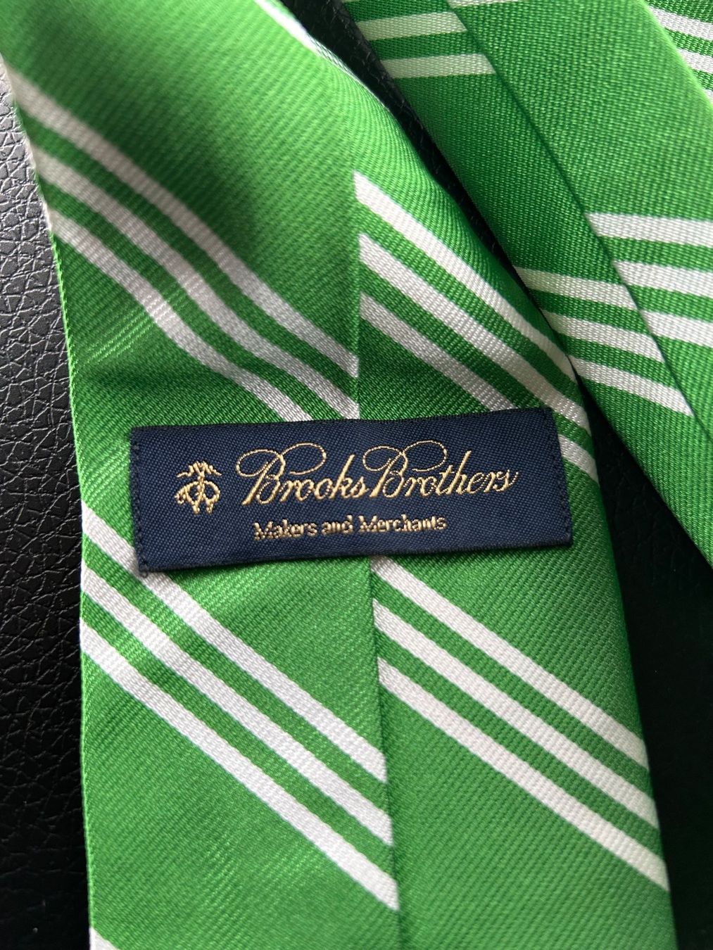 Brooks Cravatte: Cravate Brooks Brothers, rayures vertes et blanches, été – Nuovo (secondo la descrizione) da Steckborn venduto da DavidLM 1