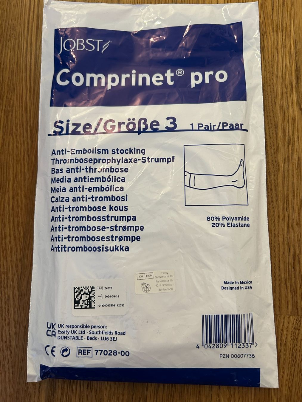 Jobst Calze & Collant: Kompressionsstrümpfe Jobst Comprinet Pro Gr.3 anti-thrombose – Nuovo e nell'imballaggio originale da Küsnacht ZH venduto da filo_fila8700 1