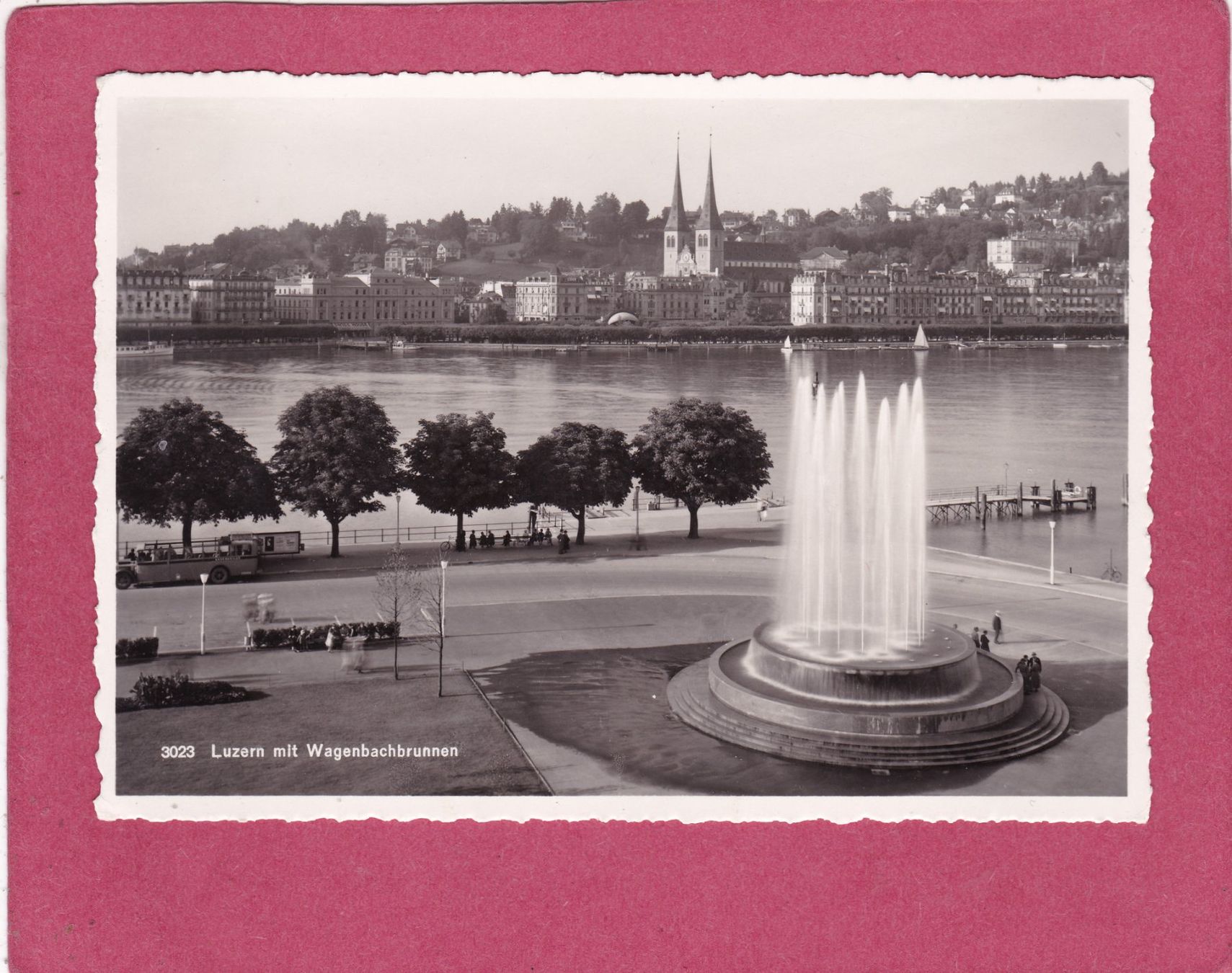 Cartoline postali: Luzern mit Wagenbachbrunnen 1934 – Usato da Herisau venduto da Lisegrat2008