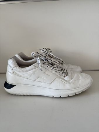 Hogan Sneaker Gr. 40, weisse Ledersneakers