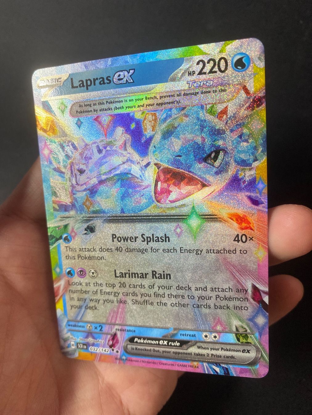 Pokémon Carte collezionabili: Lapras ex 32 - Double Rare - Stellar Crown - EN – Nuovo (secondo la descrizione) da Hausen AG venduto da Shrade 1
