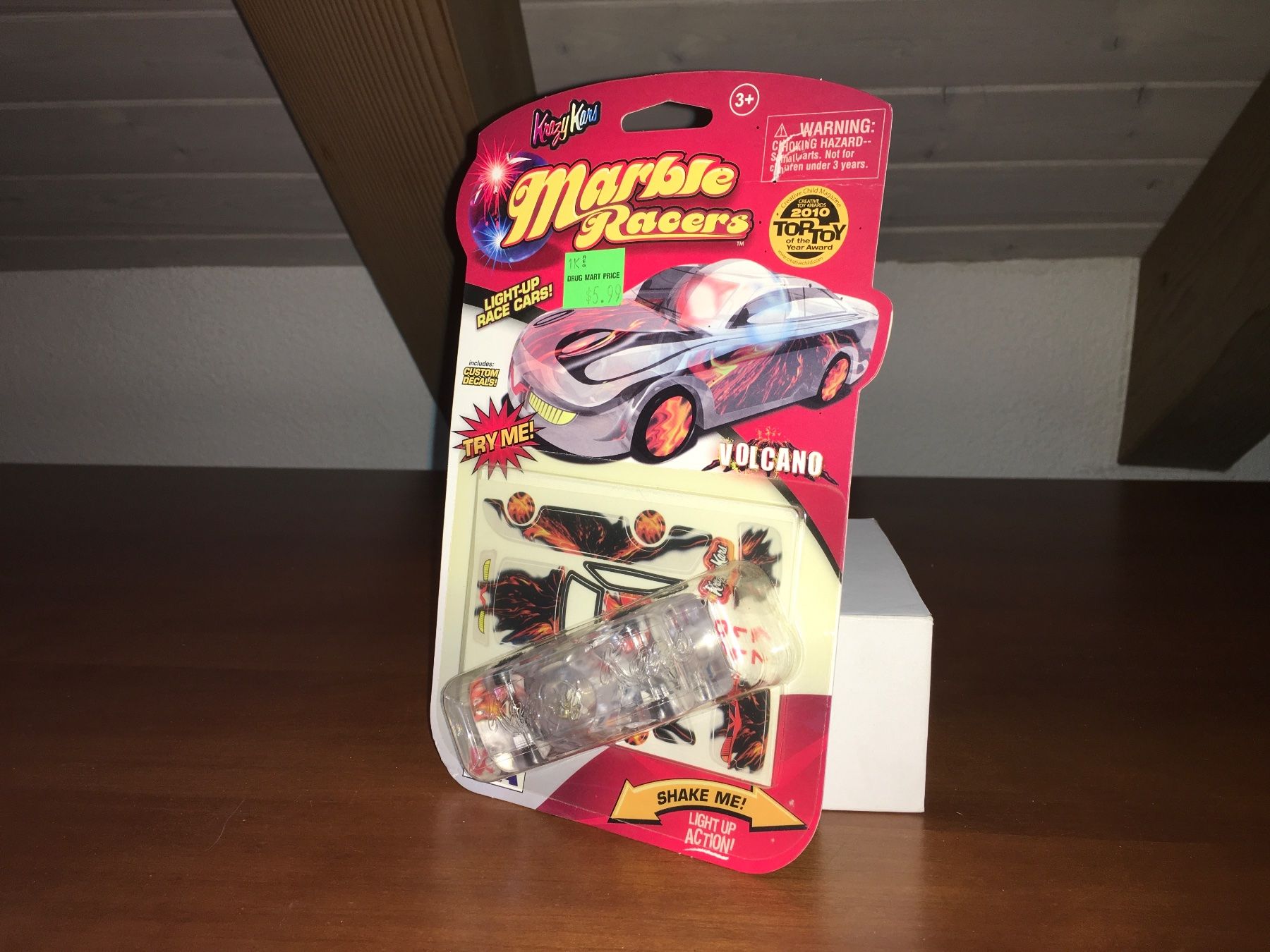 Hot Wheels Modellini d'auto: Volcano Krazy Kars 1/64 Marble Racers – Nuovo (secondo la descrizione) da Wohlen AG venduto da PrivatSammlung