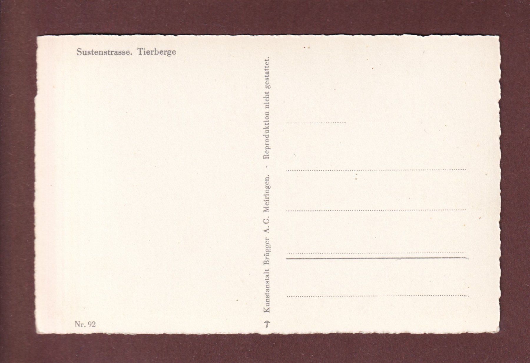 Ansichtskarten: Sustenstrasse - TIERBERGE - Schafherde – Gebraucht aus Pully von nicecards-shop 1