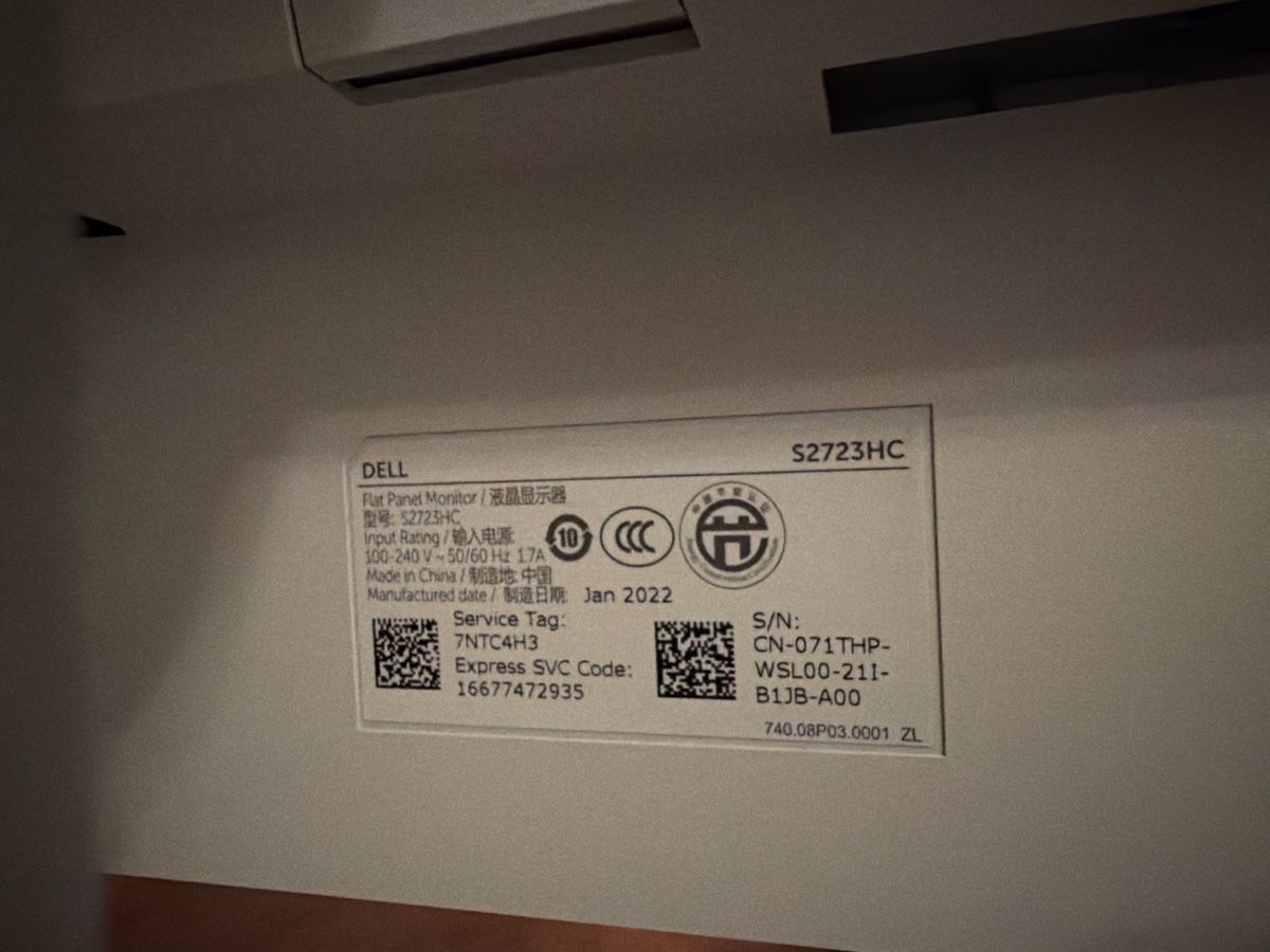 Monitore: DELL S2723HC – Gebraucht aus Steffisburg von mauricecathomen