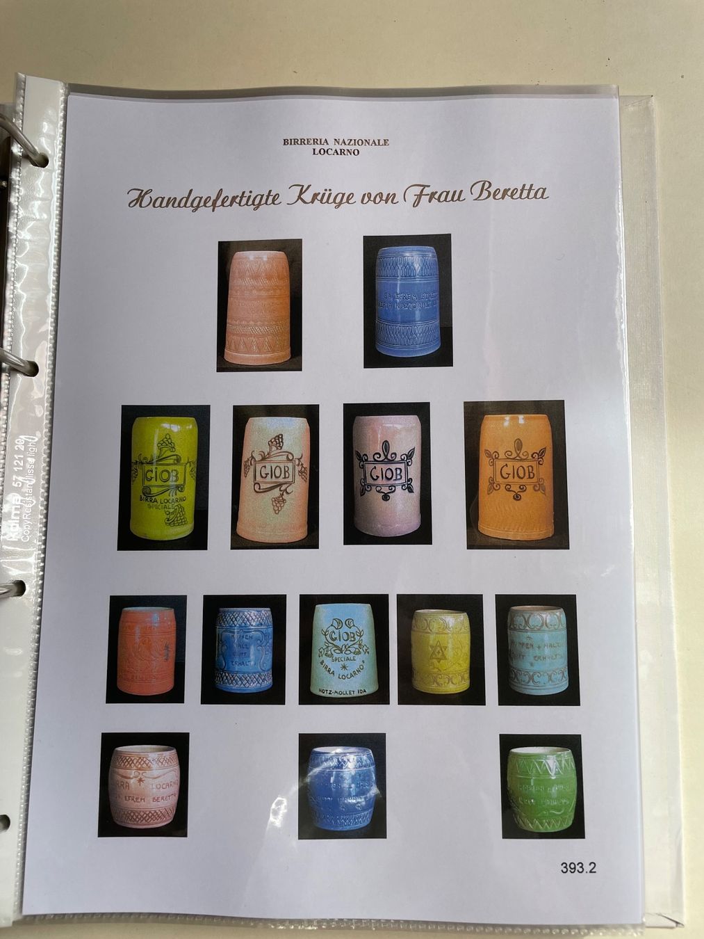 Bücher: Steingut Humpen Katalog Schweiz – Gebraucht aus Giubiasco von Boboviola 3