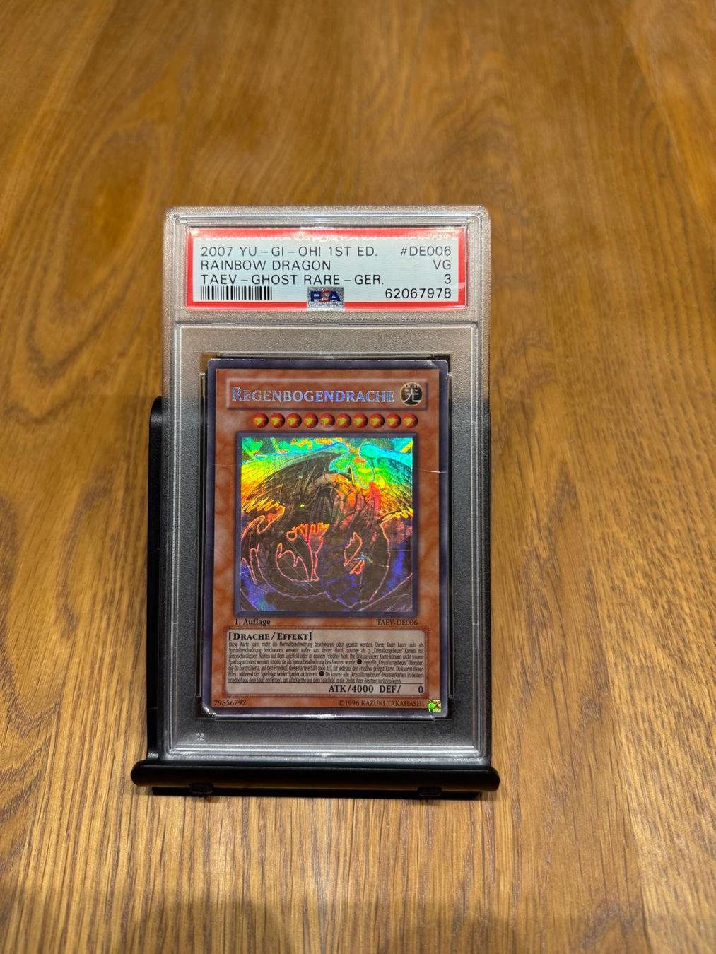 Yugioh Sammelbilder & Trading cards: Yu-Gi-Oh! 1st Ed. Regenbogen Drache - TAEV -Ghost Rare DE006 – Gebraucht aus Neftenbach von fuschetto1072 5
