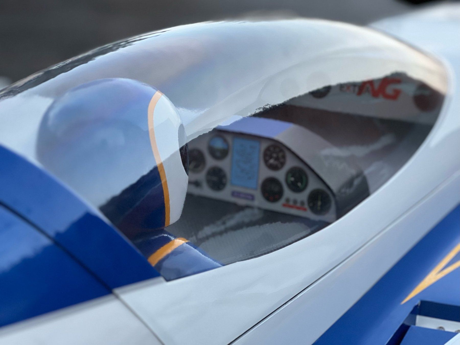 Modellismo RC: Extreme Flight ExtraNG 91' Blau/Weiss – Usato da Frauenfeld venduto da Profi0 5
