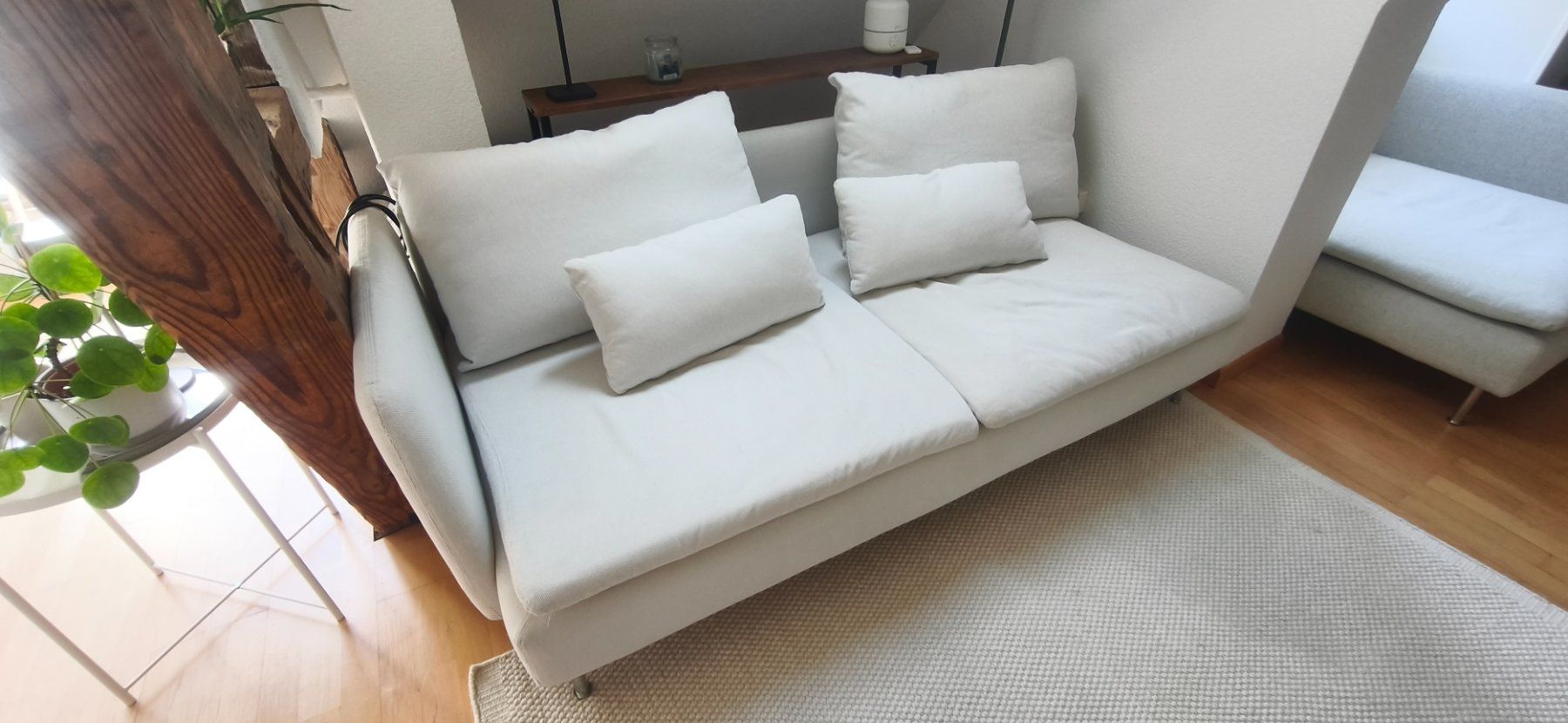 Ikea Sofas: IKEA SÖDERHAMN Sofa | in hellgrau – D'occasion à Schaffhausen par wanno