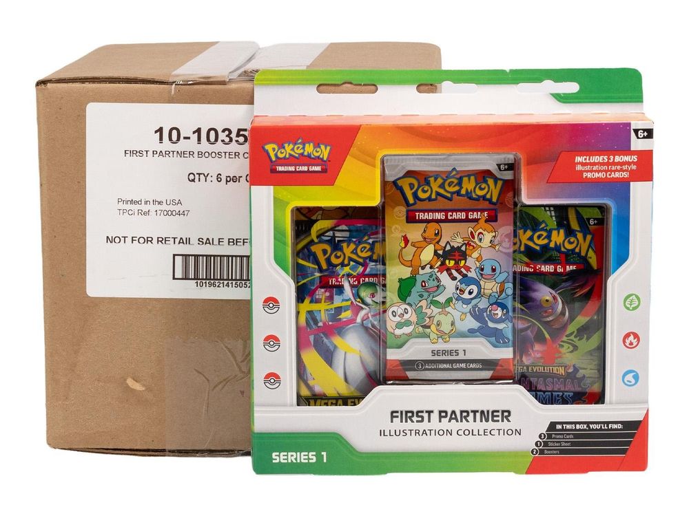 Pokémon First Partner Illustration Collection Series 1 EN (Neu und ...
