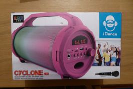 Cyclone 400 IDance Bluetooth Party Speaker with Disco Light