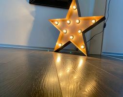 Weihnachtsstern mit Beleuchtung - Dekoration
