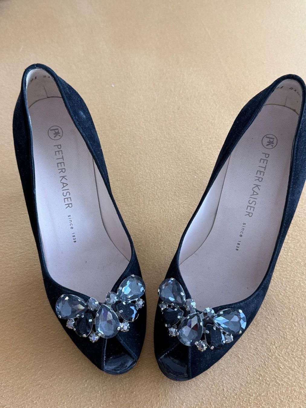 Kaiser Scarpe da donna: Peter Kaiser schwarze Pumps Strasssteine – Nuovo (secondo la descrizione) da Bäch SZ venduto da Glitzer29 1