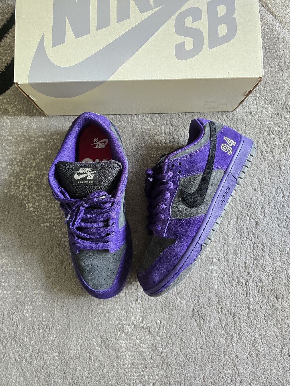 Scarpe da uomo: Dunk sb supreme "purple" – Nuovo (secondo la descrizione) da Bôle venduto da A_Kickstory 1