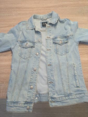 ZARA Denim Jacket – Light Blue – Size S