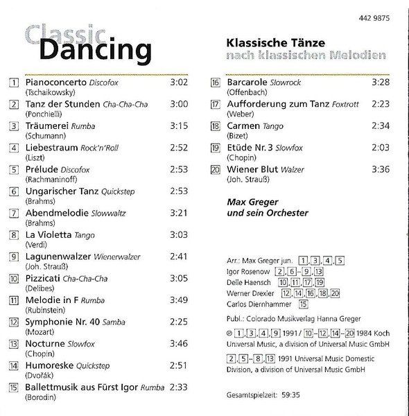 CDs: Max Greger and his Orchestra - Nocturne – Gebraucht aus Unterbäch von laqug 1