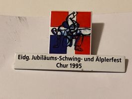 1 Pin Eidg. Jubiläums Schwing & Älplerfest Chur 1995