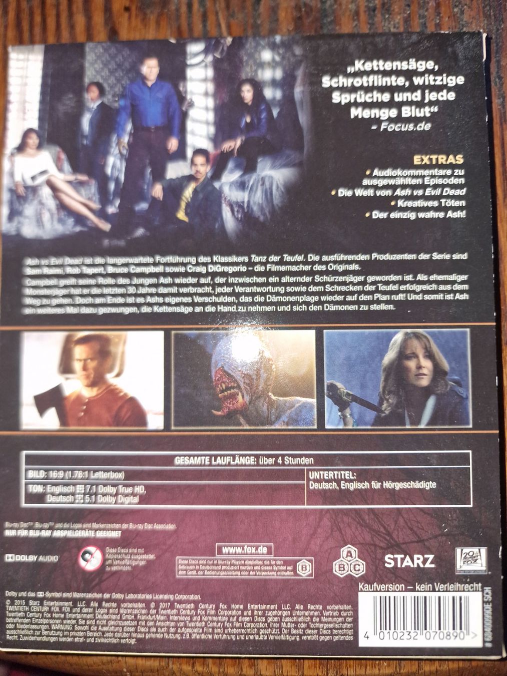 Tutti i DVDs: Ash vs Evil Dead - Die komplette 1. Staffel - Blu-ray – Usato da wünnewil venduto da mar_f2z8 1