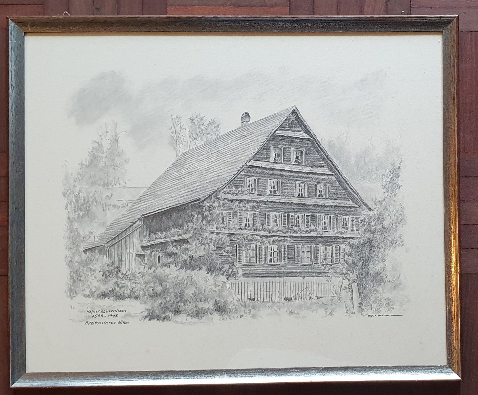 Poster & Bilder: Bild  - Wilen, Bauernhaus Höfner 1544 - 1775 – Gebraucht aus Kreuzlingen von Rschweiz1