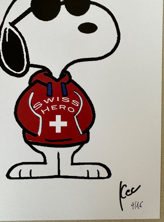 KeC: Snoopy Swiss Hero, signiert 4/15
