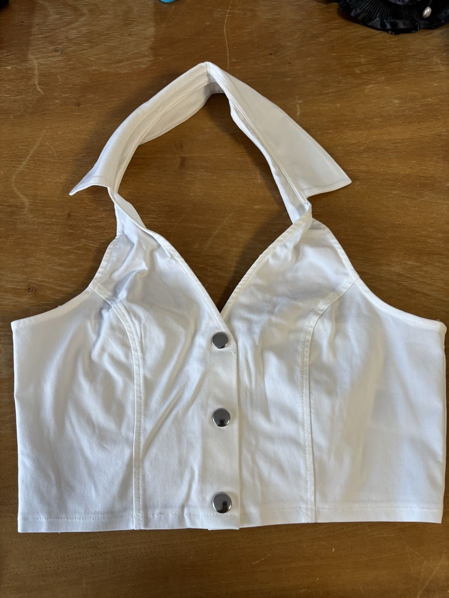 Lotti di vestiti: 7 süsse Neckholder-Tops Gr. 36/38 – Nuovo (secondo la descrizione) da Wald AR venduto da bertli00 2