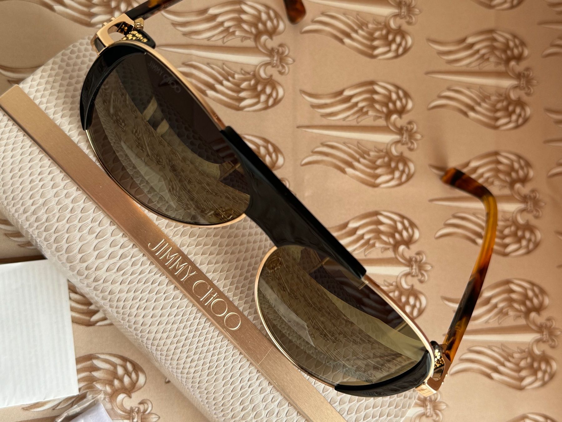 Jimmy Choo Occhiali & Lenti: Jimmy Choo Sonnenbrille NEU – Nuovo e nell'imballaggio originale da Schaan venduto da MivrSh 7