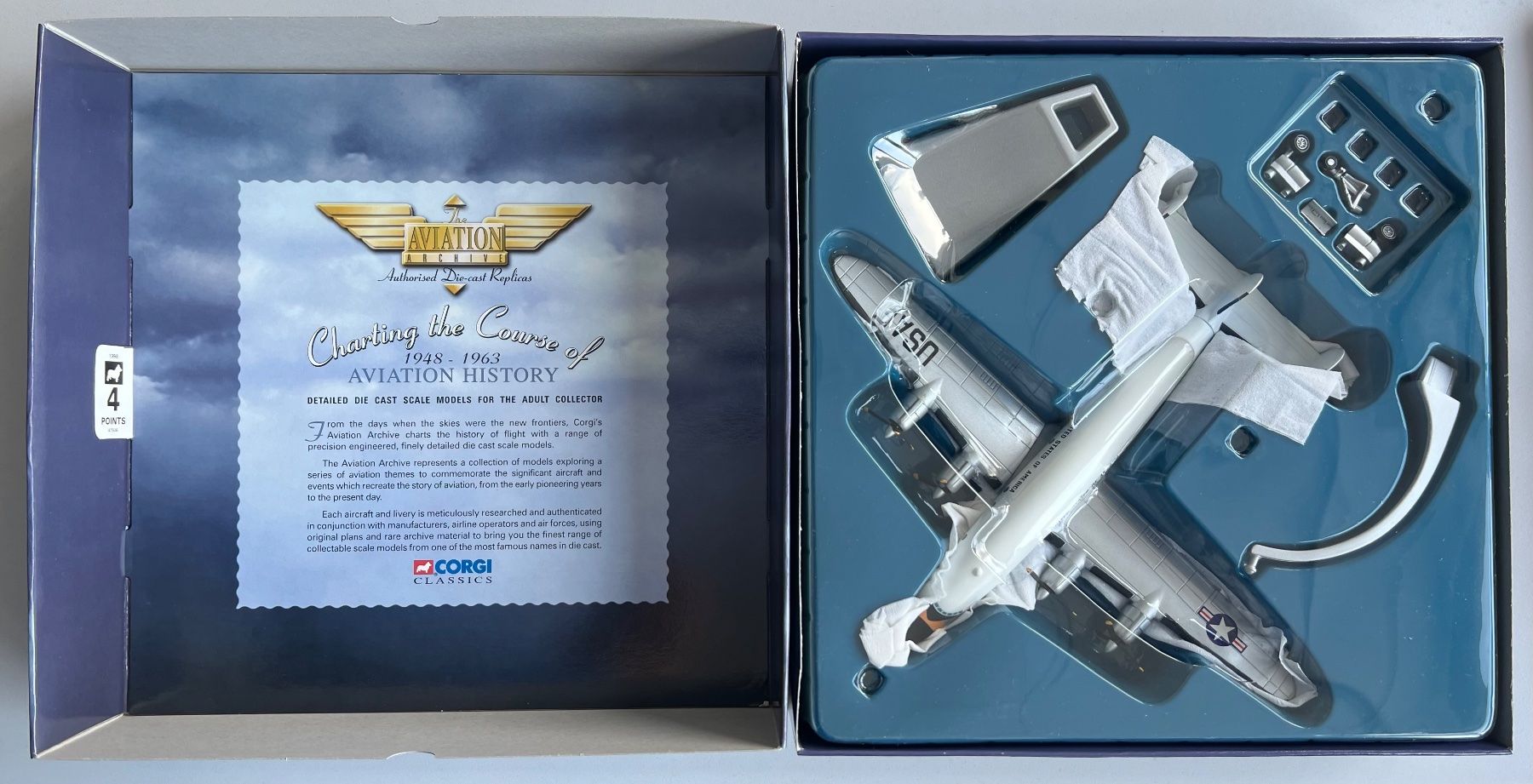 Corgi Toys Kit di modellismo & Modellini statici: Corgi 47506 Lockheed Constellation - US Air Force – Nuovo e nell'imballaggio originale da Laufen venduto da ric_9vmm 1