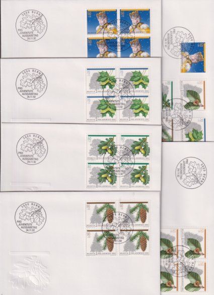 Tutti i francobolli: PJ. FDC-Serie 1992. Einzelmarken & Vierer-Blocks. – Nuovo (secondo la descrizione) da Koblenz venduto da Boerse6